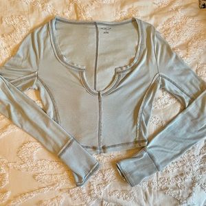 Urban Outfitters long sleeve crop top